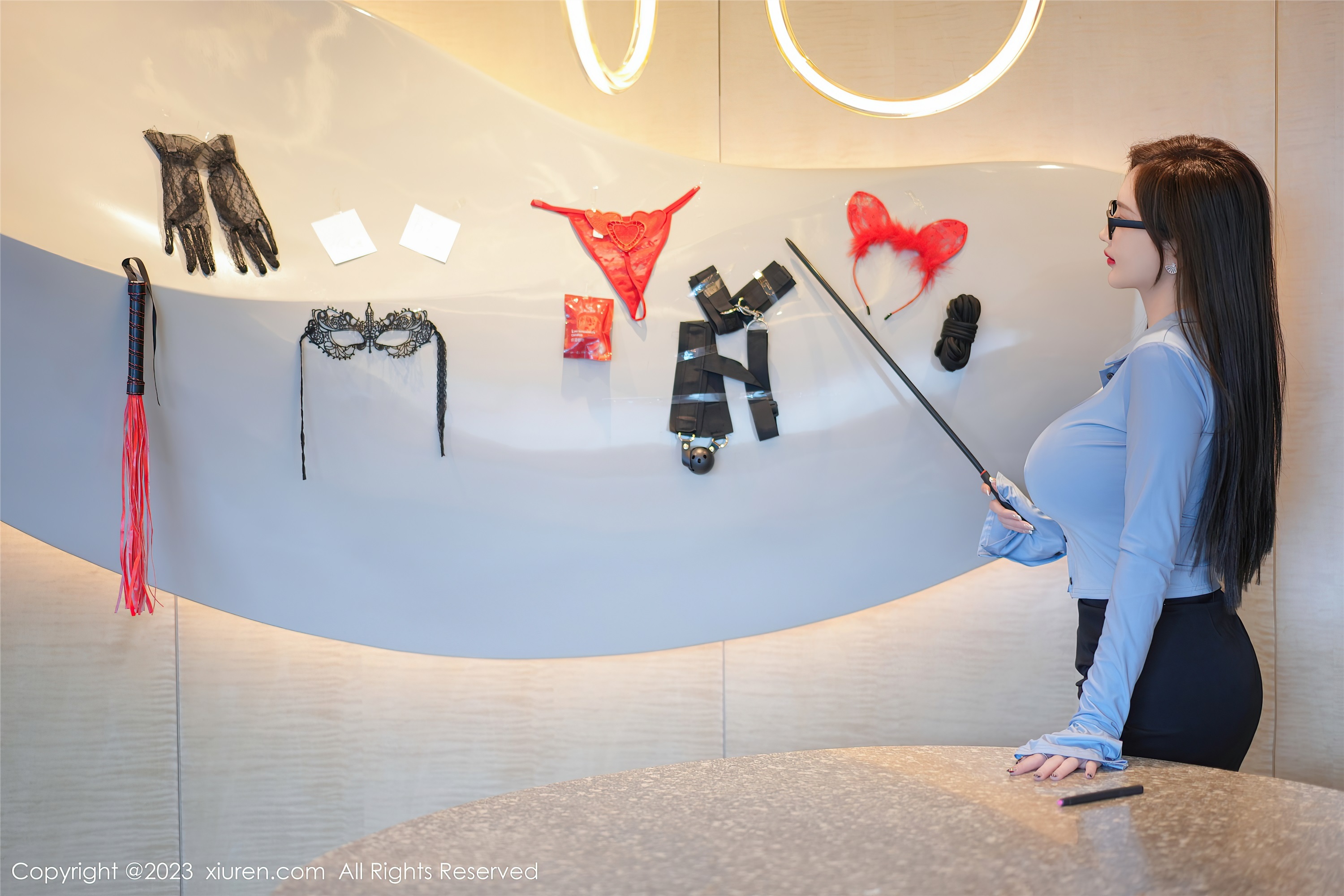 XiuRen秀人网  2023.07.18 NO.7095 Carol周妍希 黑丝